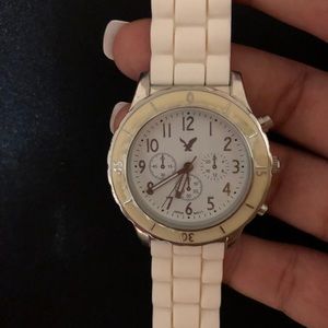 American eagle white watch new!
